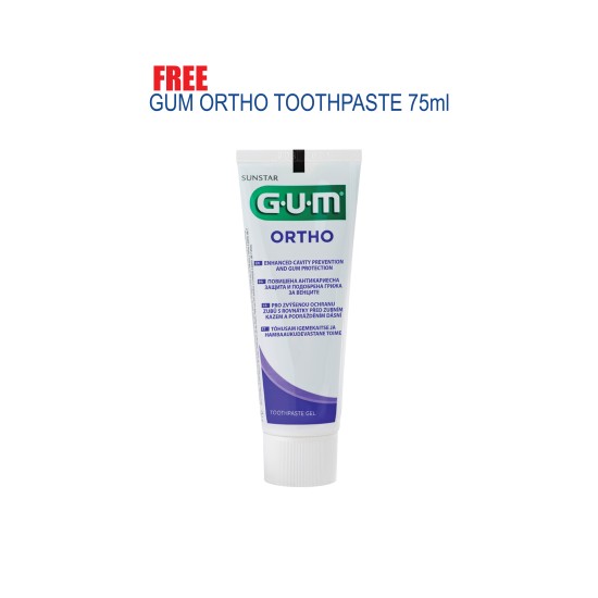 GUM ORTHO MOUNTHRINSE 300ml-PROMO for Start  JULY 2024